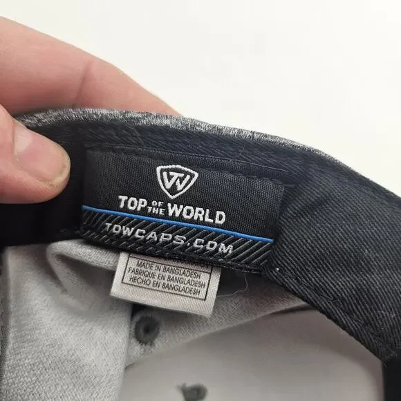 Tennessee Volunteers Hat Cap Strap Back Mens Gray Orange NCAA Football Vols - Picture 9 of 9